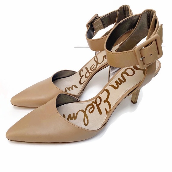 Sam Edelman Shoes - Sam Edelman Okala Nude D’Orsay Pointed Toe Heels